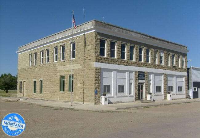 Petroleum County Montana court Clerk Building