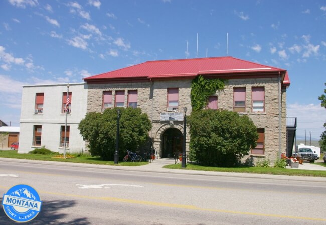 Sweet Grass County Montana Clerk of Courts Building