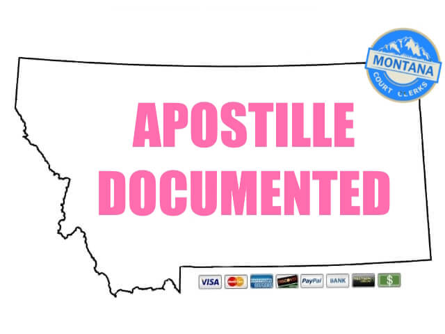 Montana double proxy marriage helps get an apostille document