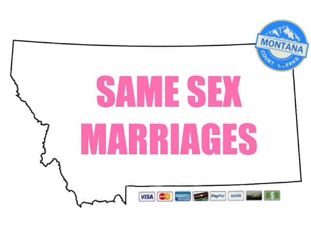Montana double proxy marriage offer same sex wedding service